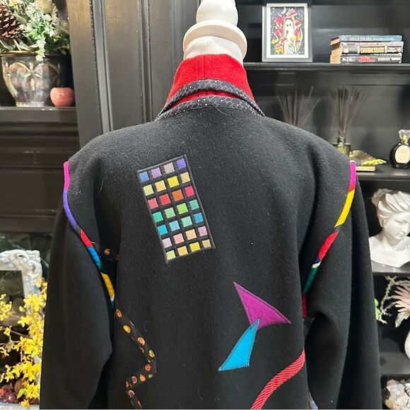 Lynn Murray Vintage Wool Trench Coat • Size Large • Classic 80s/90s - Picture 10 of 16